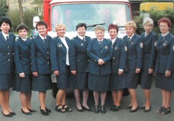 Hasičské družstvo žen - rok 2001
