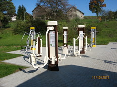Fitness park výstavba 2012
